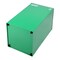 Alpine Industries Square Recycling Bin, 29 Gallons, Green Can, Mixed Opening Lid, for Mixed ALP4450-KIT-GRN-M-MIX - alternate 2
